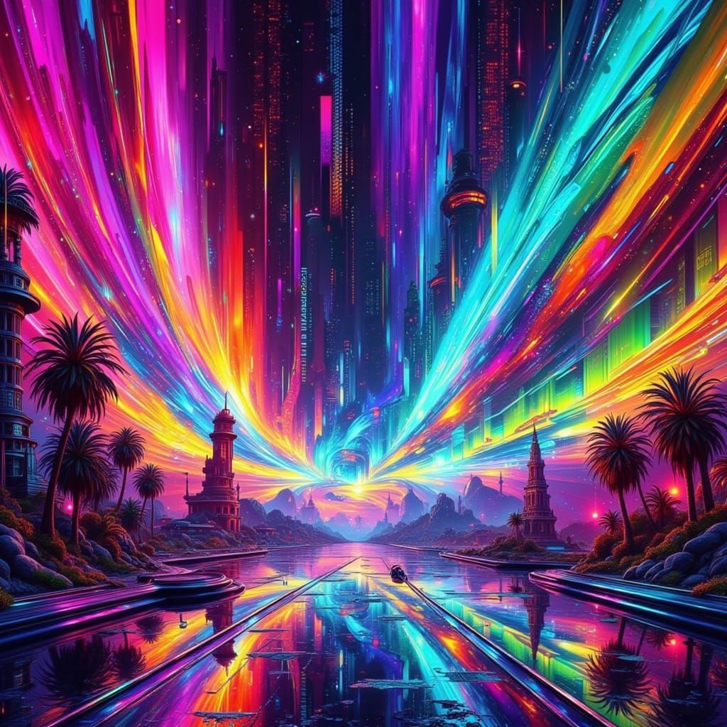 Electric Dreams in Cyberpunk Style