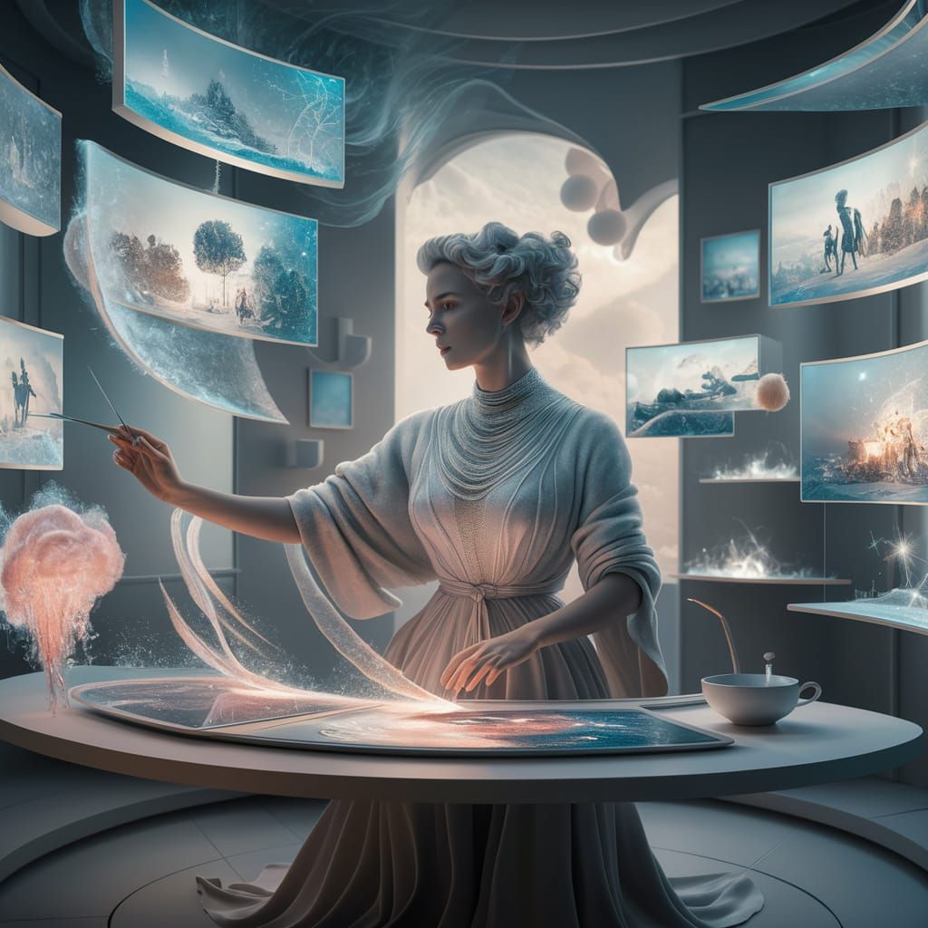 Dream Architect in High-Tech Studio