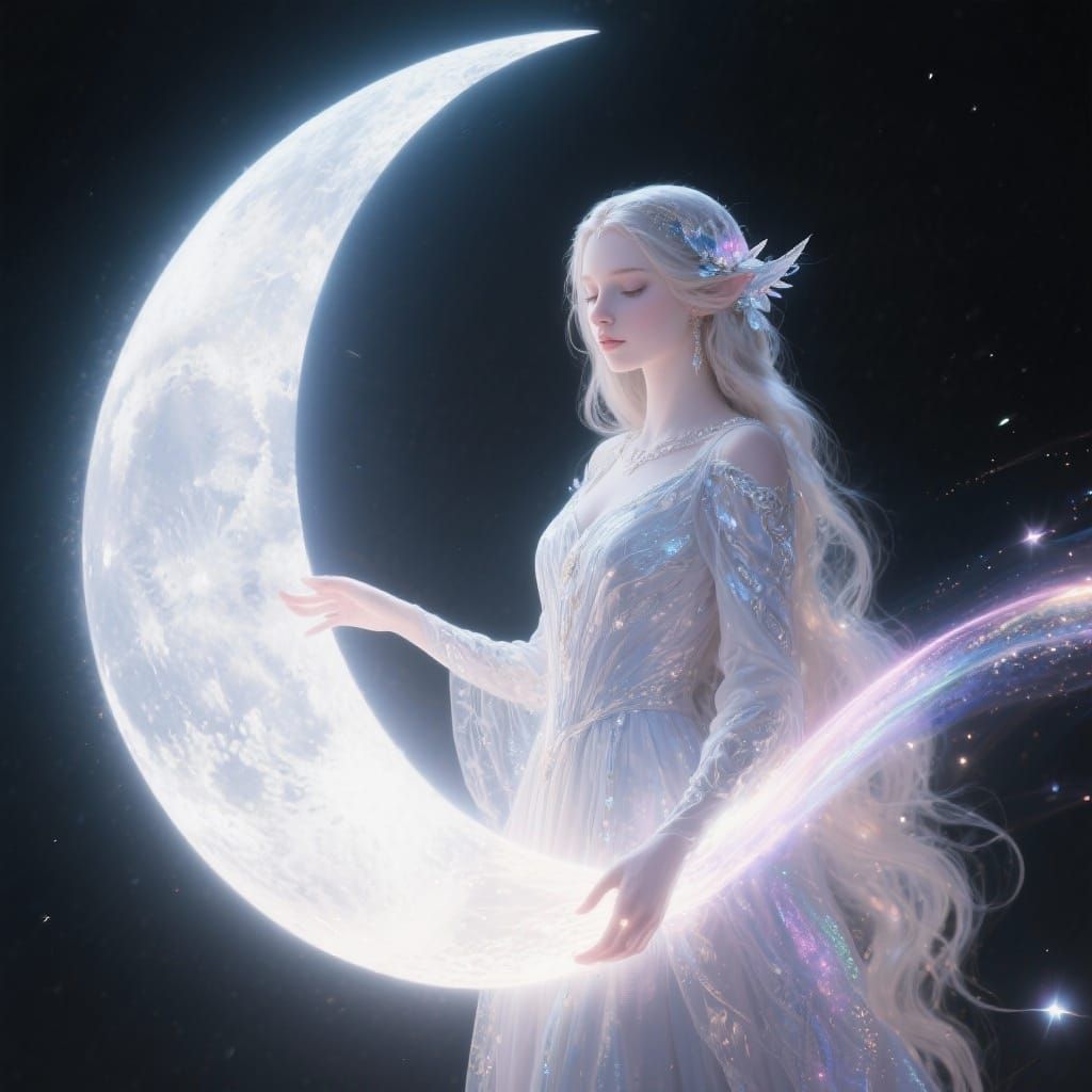 Magical Moon Maiden and Moonbeam Companion
