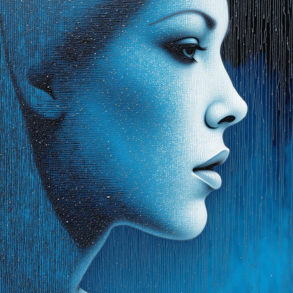 Journal Pages Transform into Glowing Code in Melancholy Mixe...