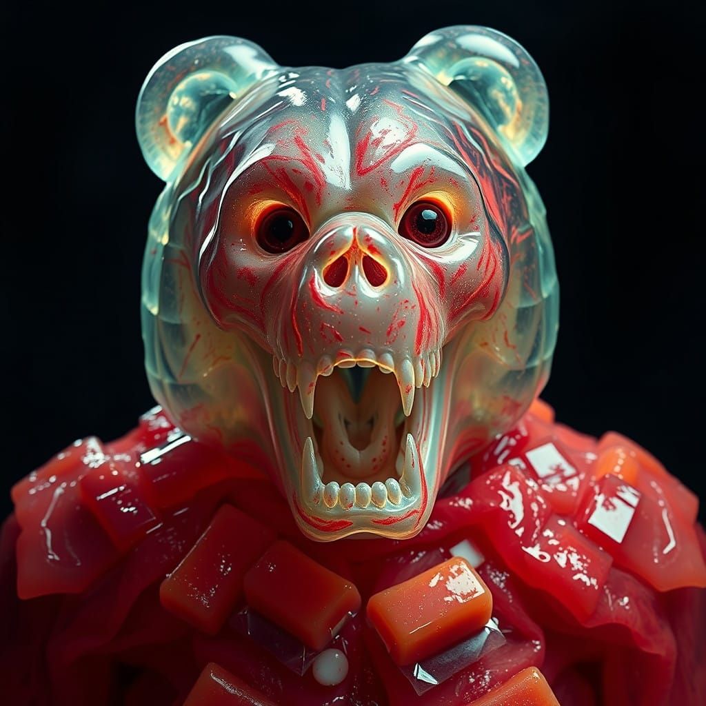 Glorious Grotesque Futuristic Gummy Bear