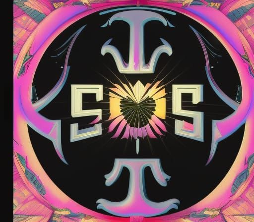 5D Comics Logo with Pink Light