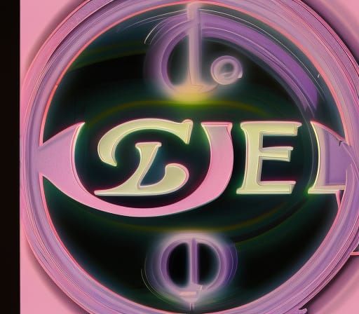 5D Comics Logo with Pink Light on Letter L