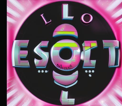 5D Light Comics Logo in Pink Light