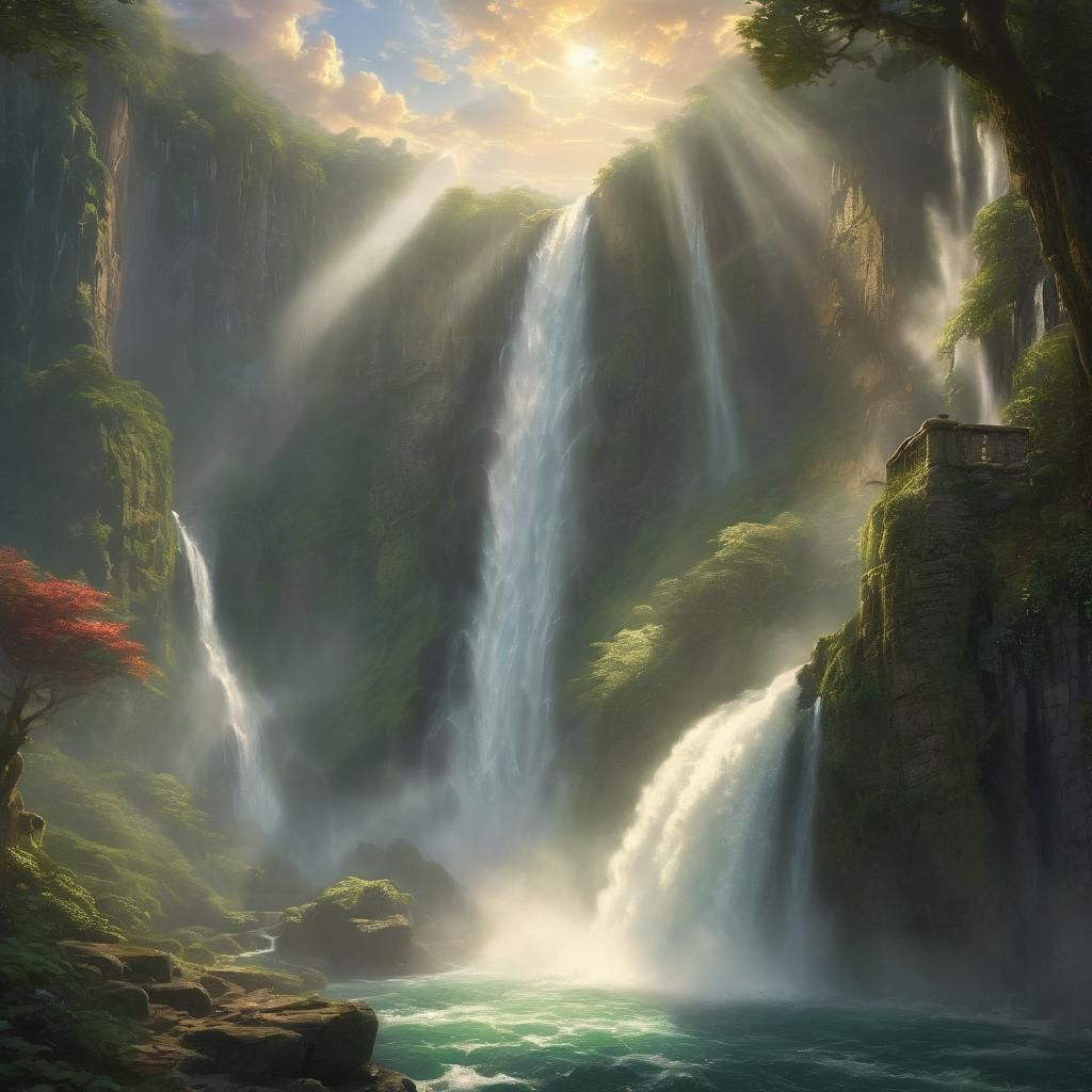Mystical waterfall