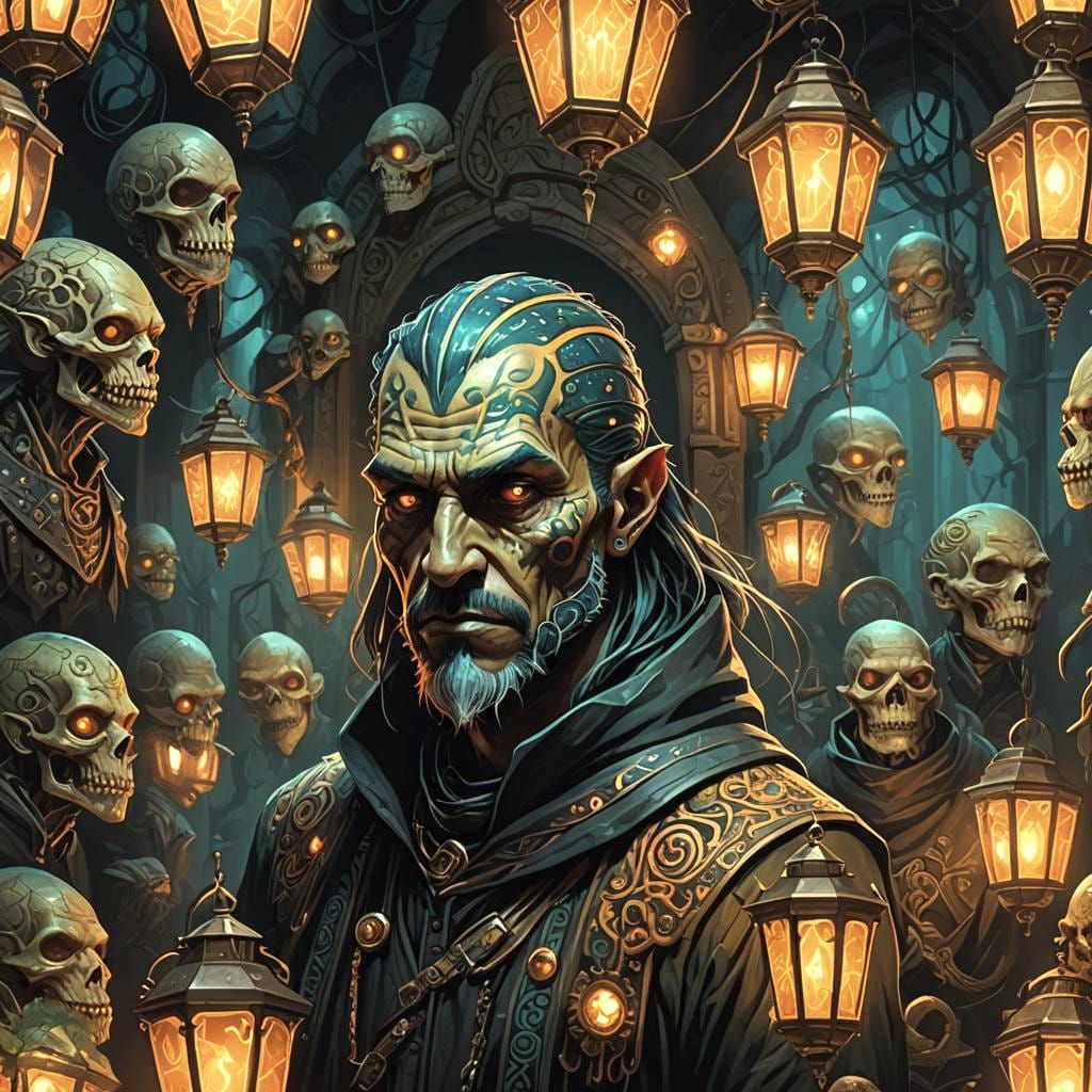Uncle Fish And The Crypt Creepers: Detailed Portrait