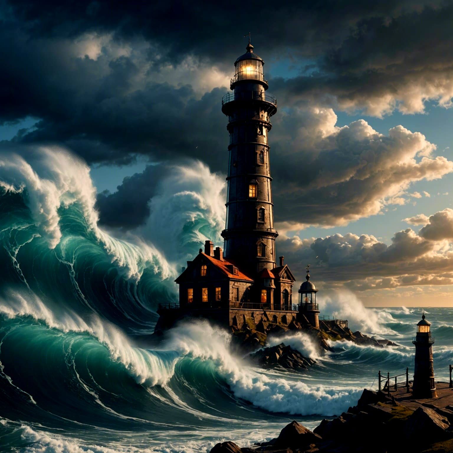 Steampunk Lighthouse Survives Tsunami and Tornado