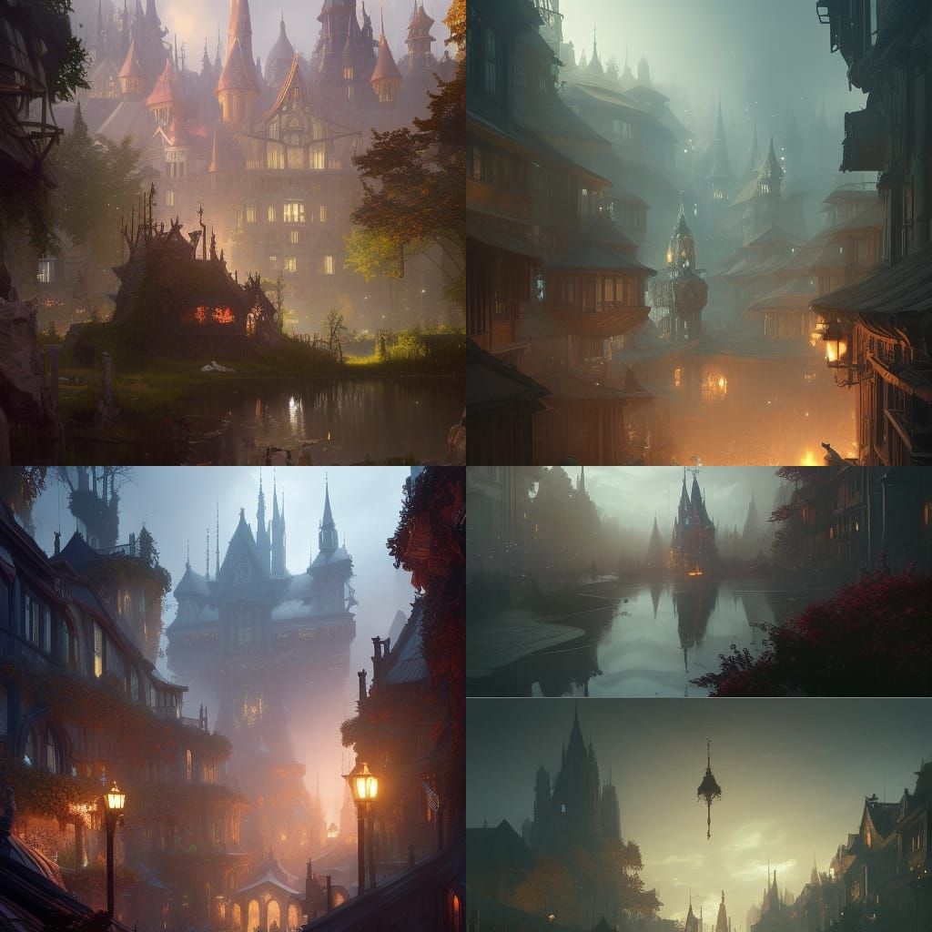 Little fairy town