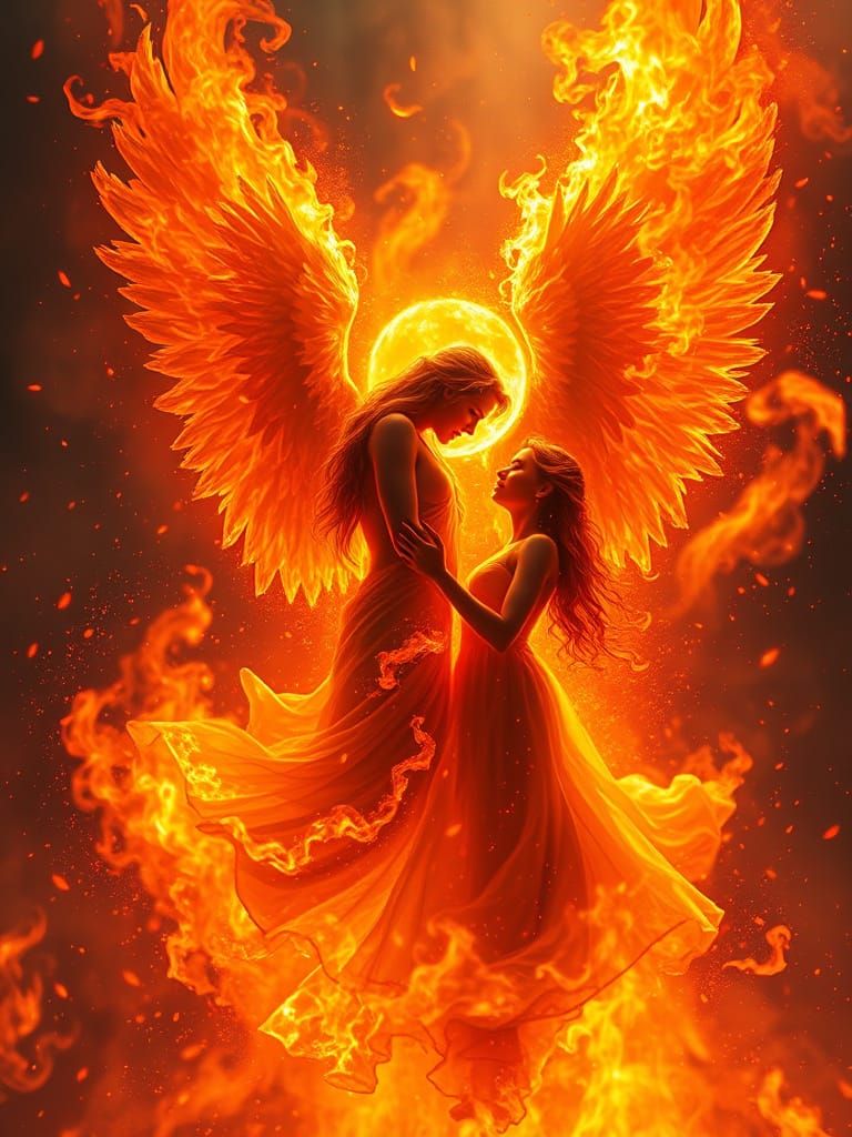 Angelic Love: A Dreamlike Vision of Devotion