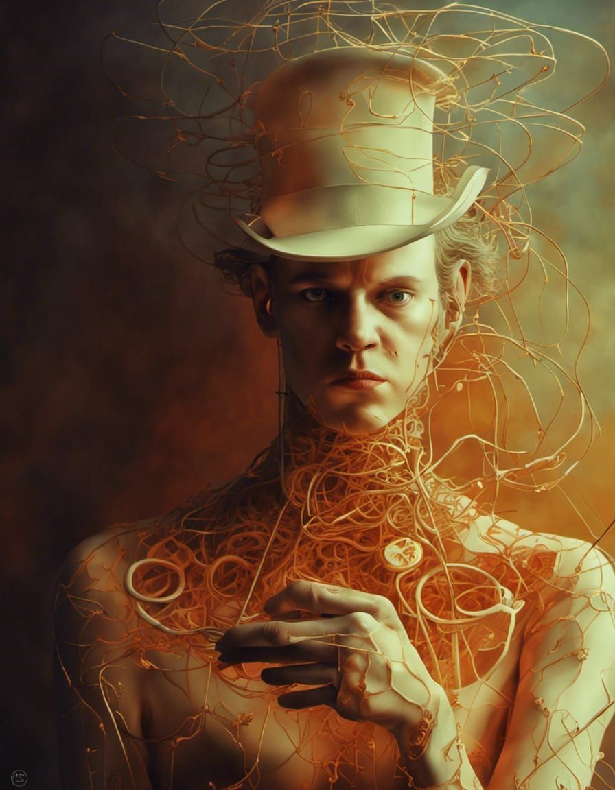 Hyperdetailed Painting Inspired by A Clockwork Orange