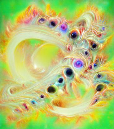 Cosmic Ophanim in Galactic Nebula: 8K 3D