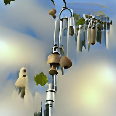 Wind Chimes in Autumn Breeze with Ambient Occlusion