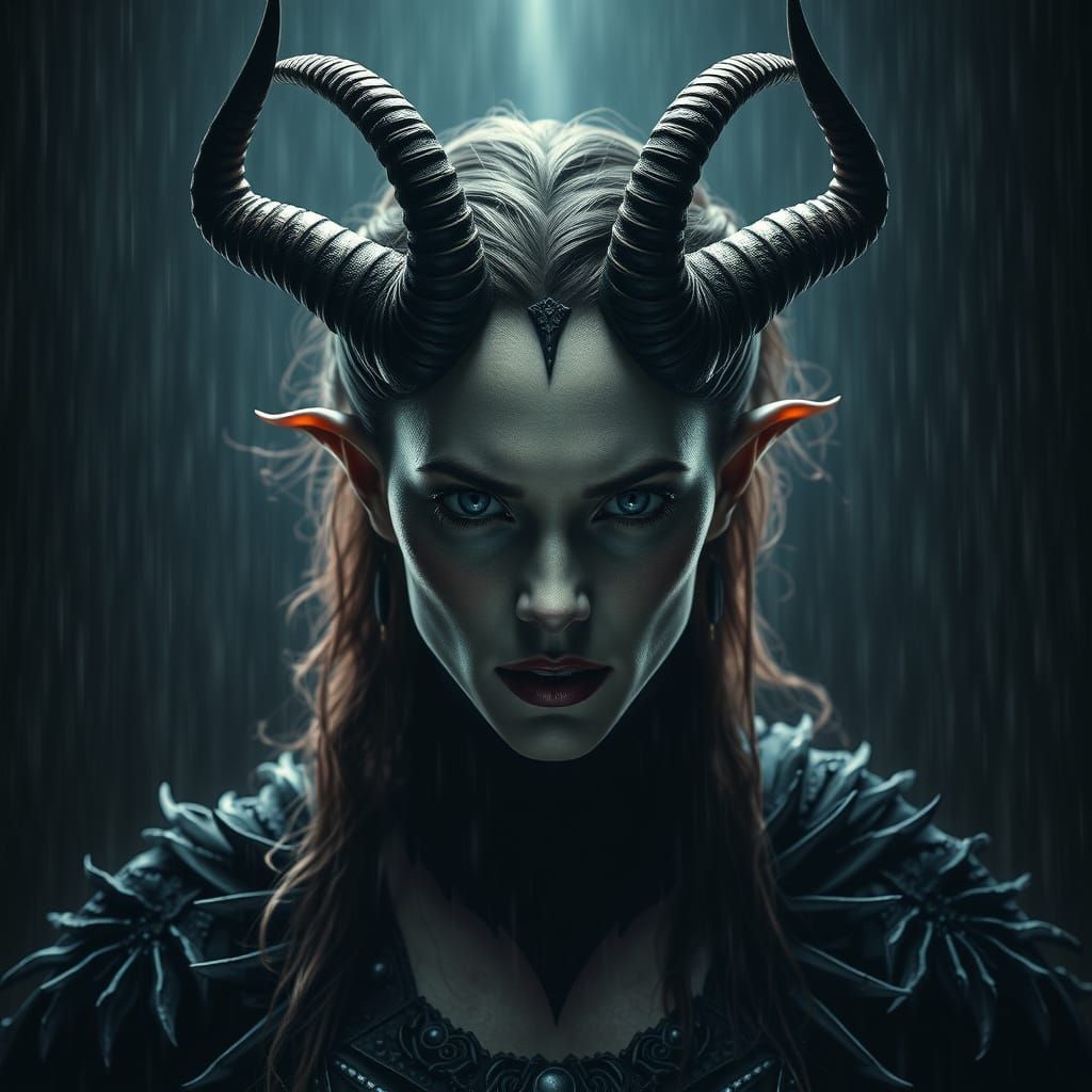 Lilith: Ancient Demon Queen with Piercing Gaze