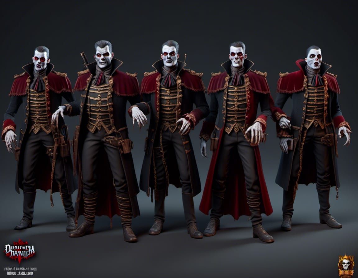 vampire soldiers in uniform