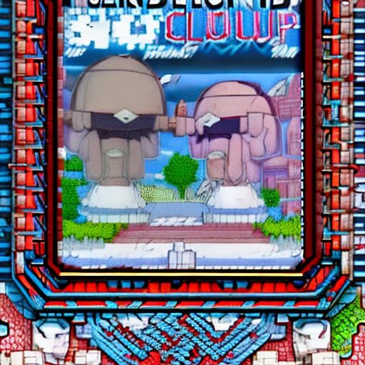 Absurd Mount Rushmore in Comic Book Art Style