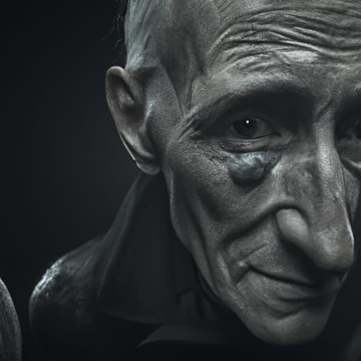Sadness depression Pablo Picasso Greg Rutkowski intricately detailed 8k resolution concept art 3ds Max Cinema 4D Close u...