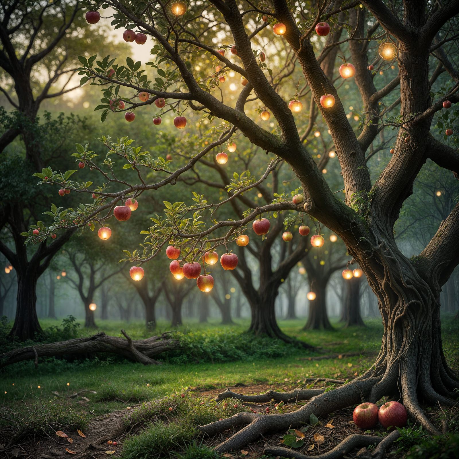 Enchanted Tree in a Secluded Glade