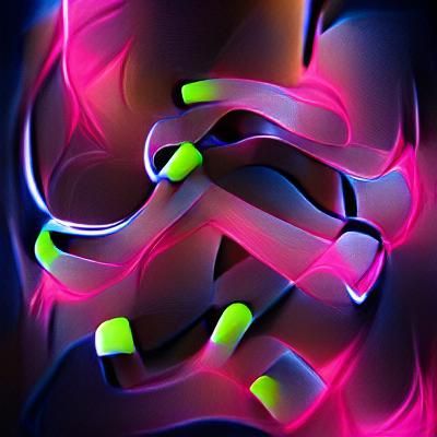 abstract glowing neon