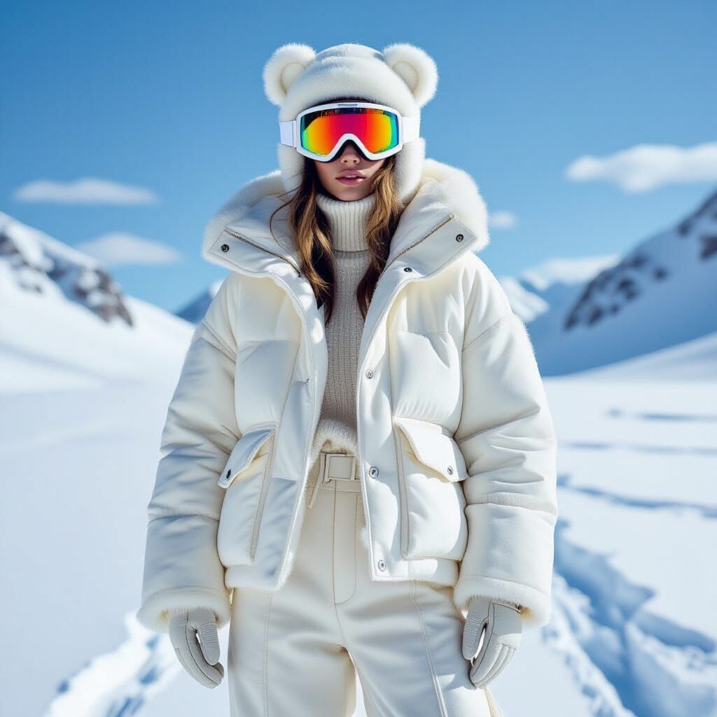 Moncler and Loewe Collaboration: Winter Vogue Photo