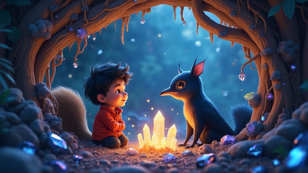 Animals Find Refuge in a Crystalline Cave