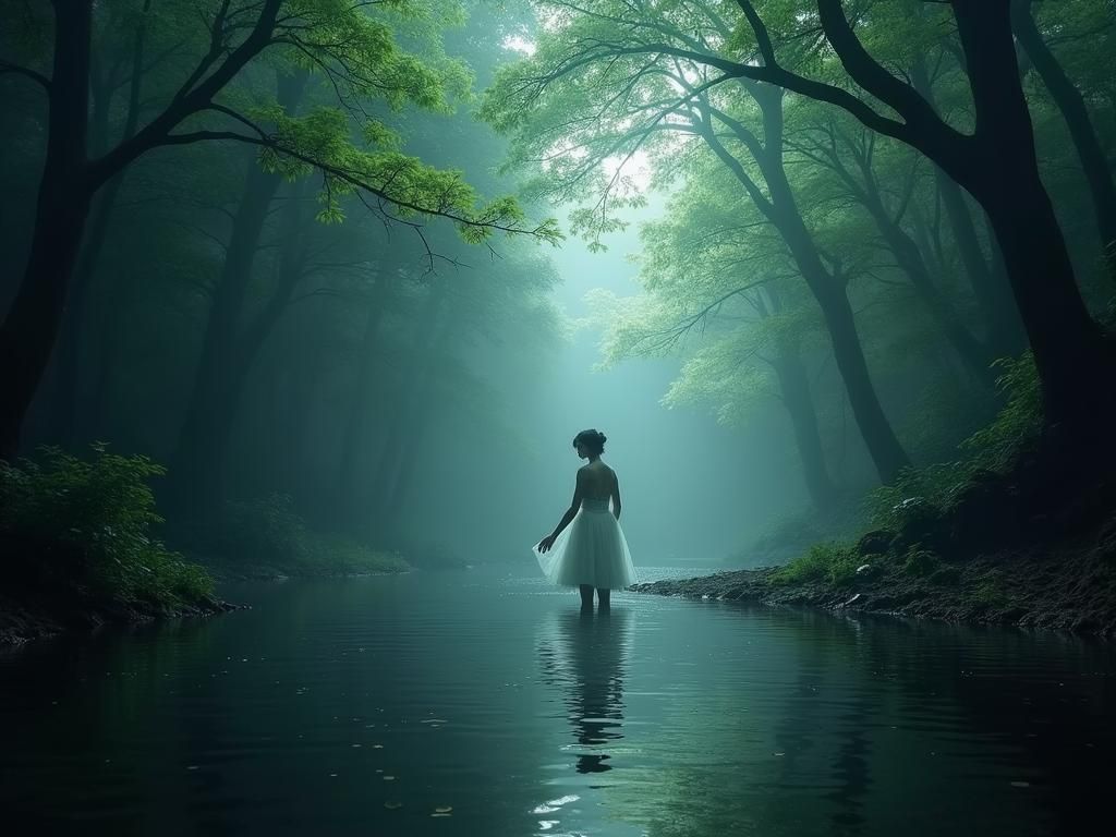 Surreal Decay: A Whiteneon Helium Dreamscape