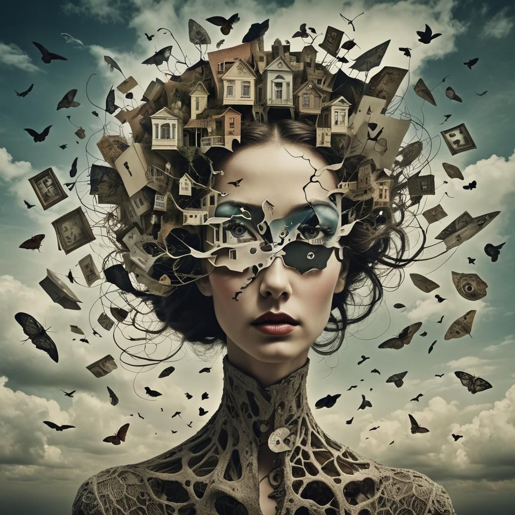 Surreal Woman Portrait