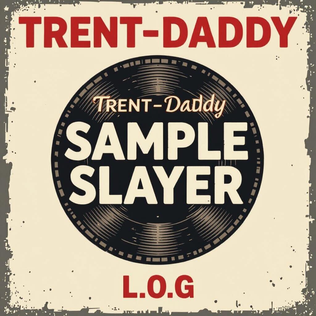 Cinematic Album Cover: Trent-daddy Sample Slayer L.O.G.