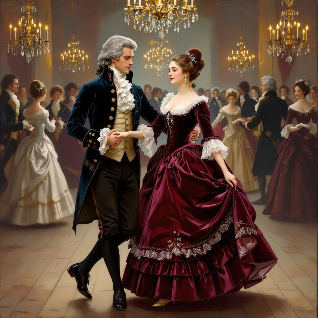 18th Century Ballroom Dance in Romantic Style