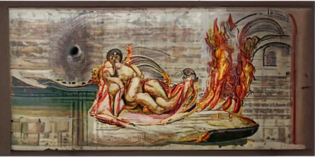 Surreal Paradise and Inferno Allegory