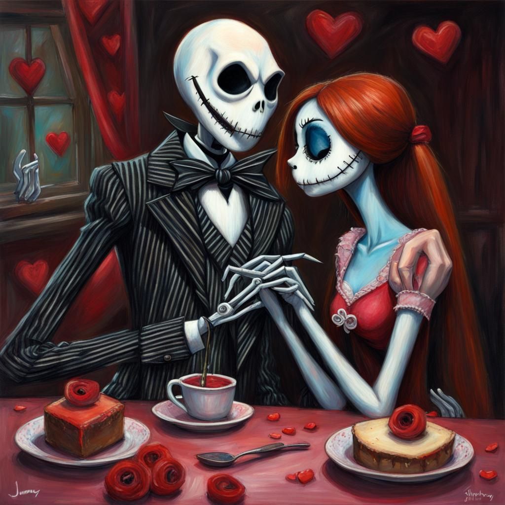 Jack and Sally Celebrate Valentine's Day