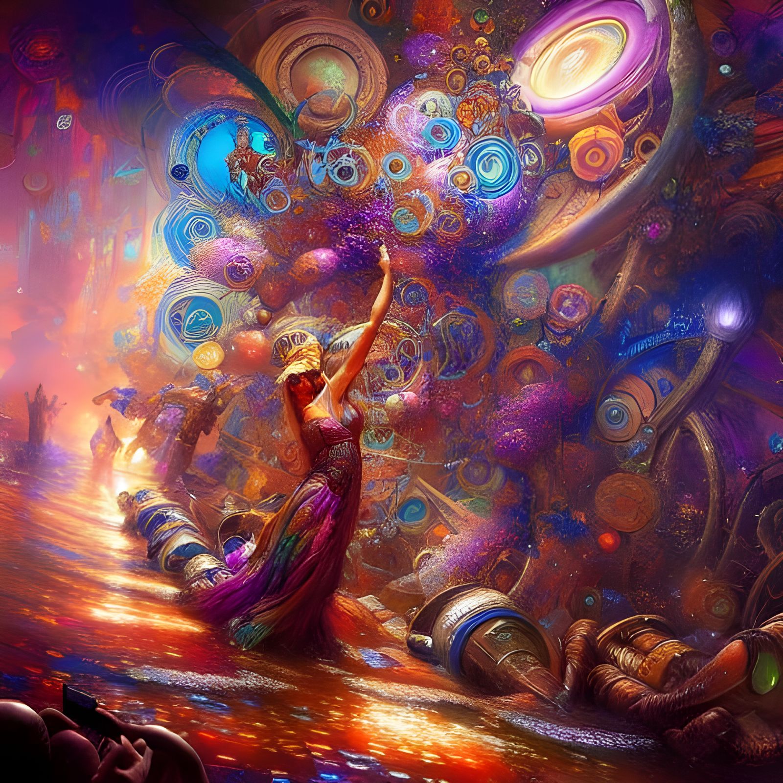 Dreamer creating existence III