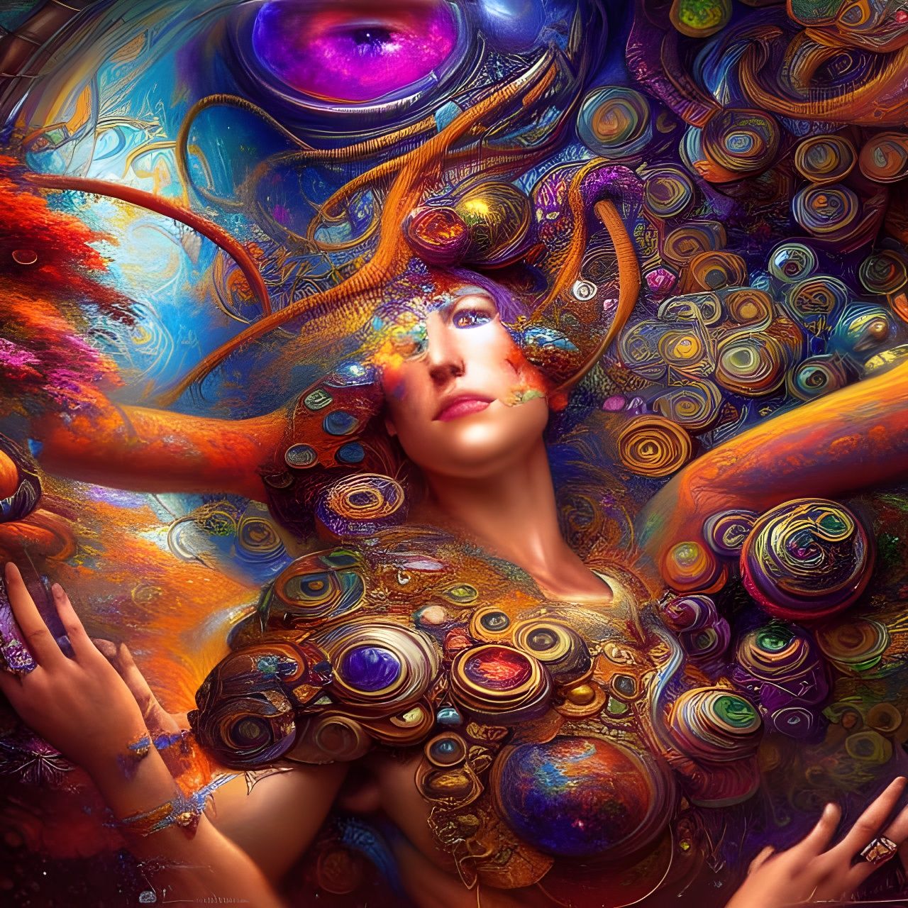 Dreamer creating existence II