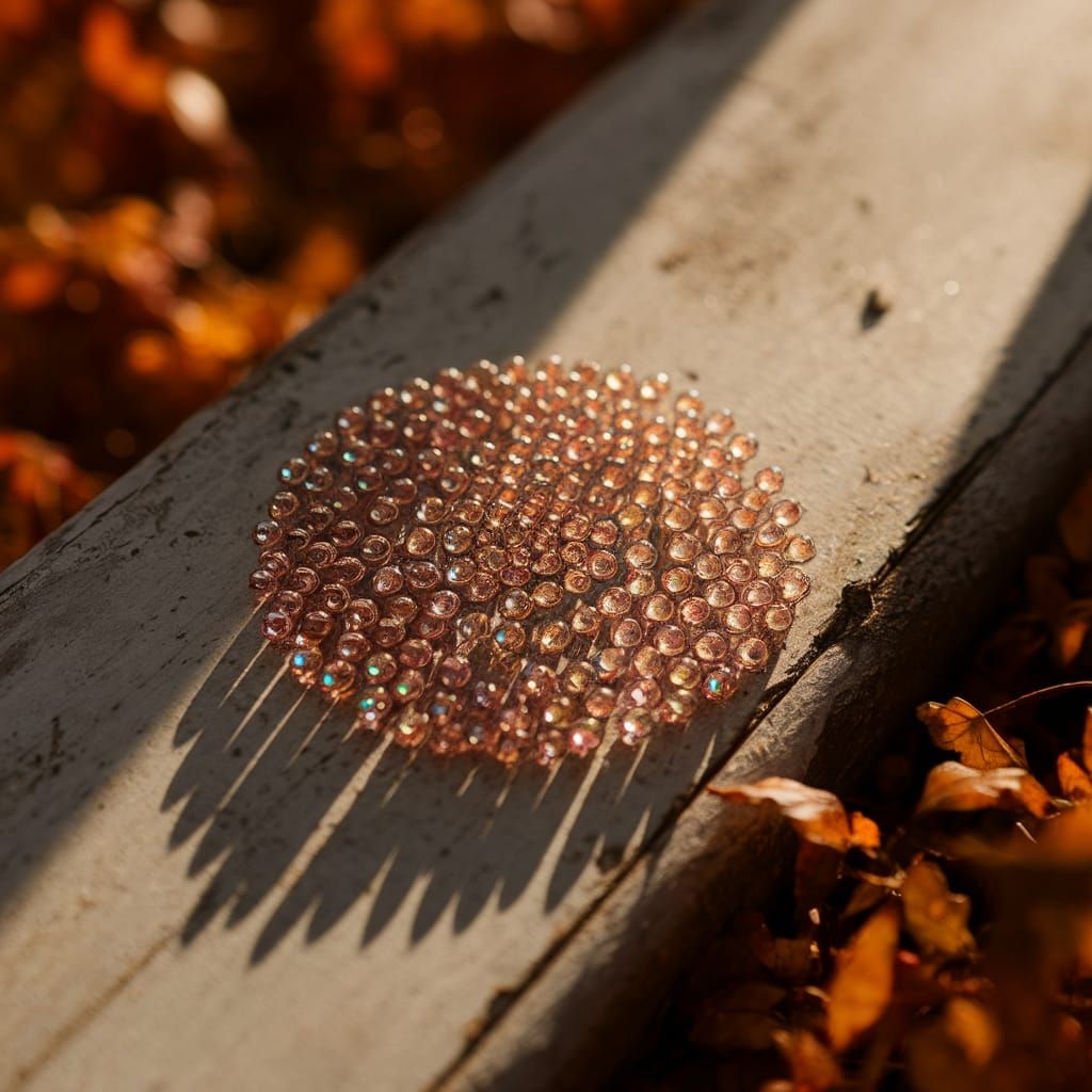 Iridescent Glass Beads in Dutch Still Life Style