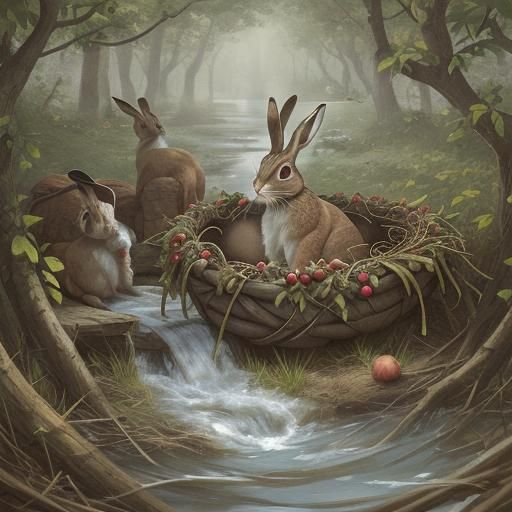 How oft have we entrapped the wily hare,
Ensnared the bird, ...