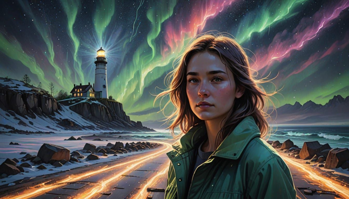 Surreal Cityscape in 3D Chalk Art, Blending Reality and Fant...