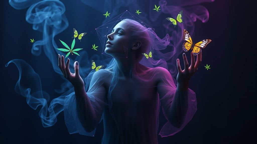 Ethereal Surrealist Masterpiece: Inner Turmoil and Transcend...