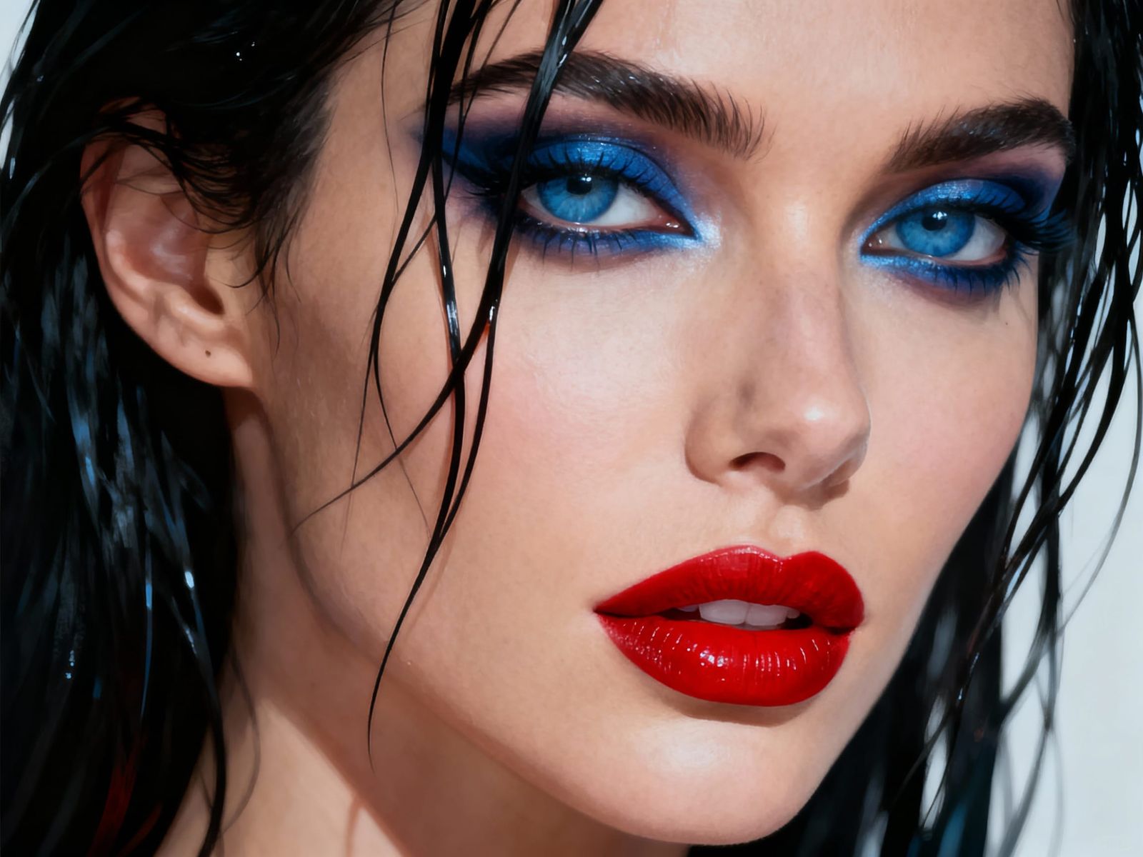 Female Warrior Goddess Portrait with Stunning Studio Photogr...