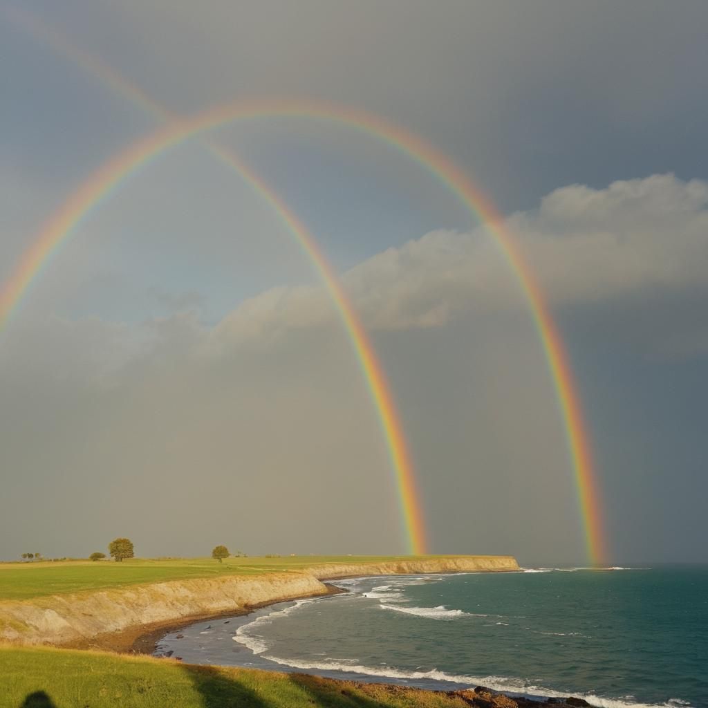 AI Image: Rainbow's Promise of Discovery