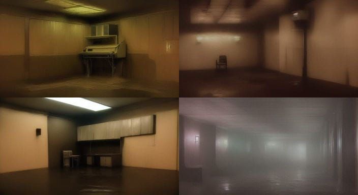 Melancholic 90s Cafe Scene in Dark, Moody Lighting