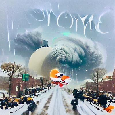 Dramatic Bomb Cyclone Weather System