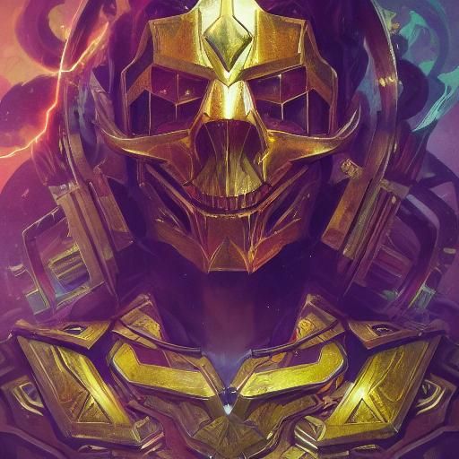 Ace of Spades Portrait in Hyperdetailed Digital Art