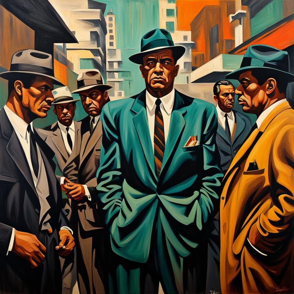 1950s Gangsters in Los Angeles: Abstract Art