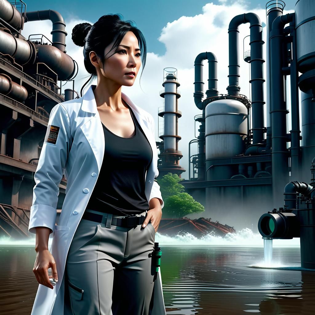 Asian Scientist Purifies Water in Post-Apocalyptic D.C.