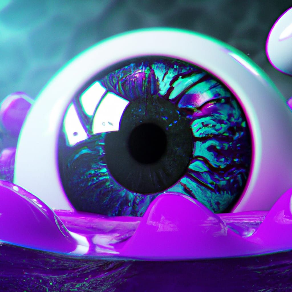 Eyeball Techno DJ in Underwater Scene