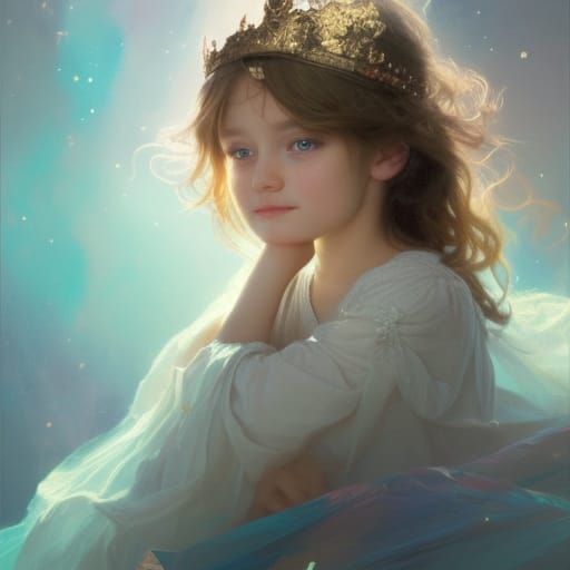 Anegham celestial watchers princess six year old daughter