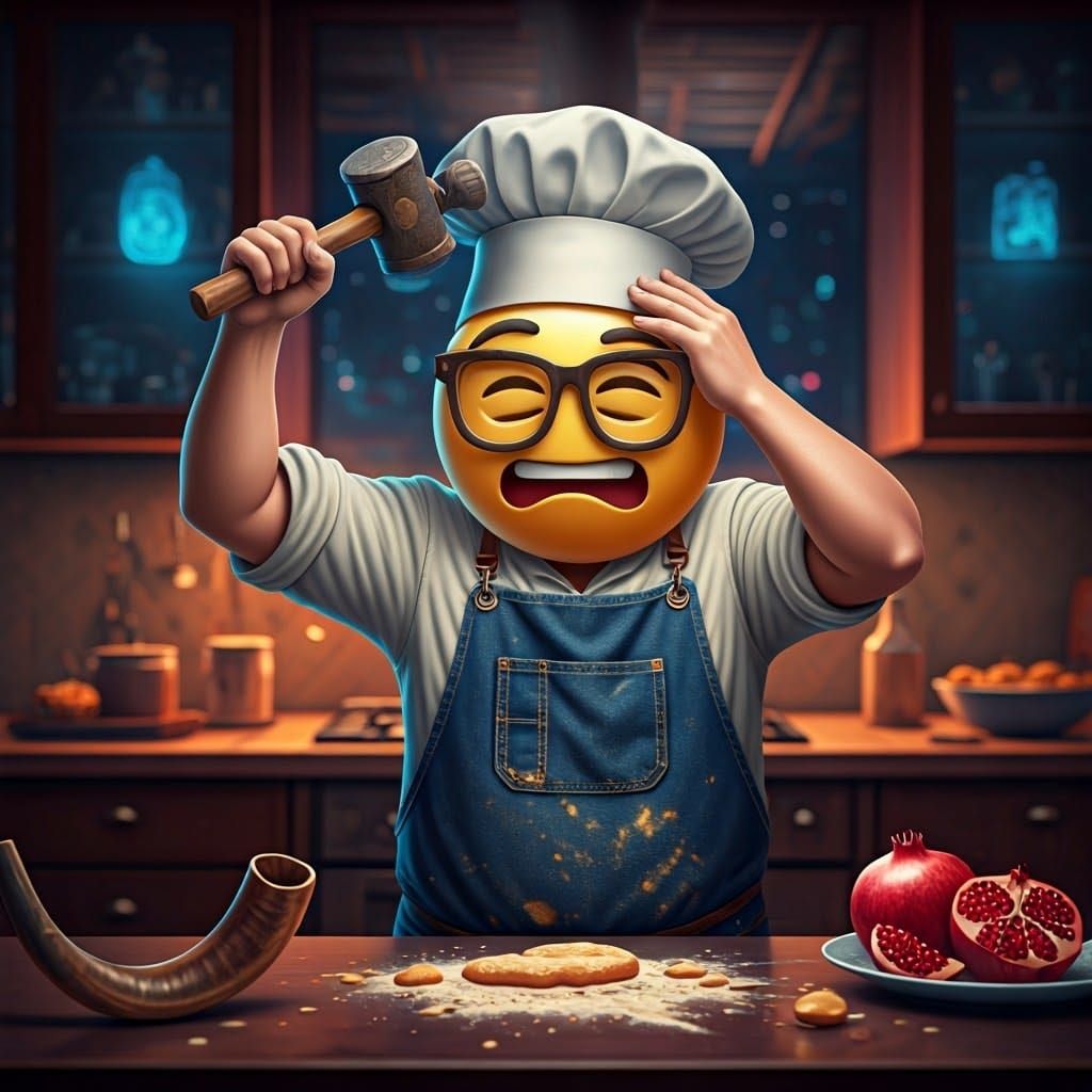 Emoji Chef's Rosh Hashanah Kitchen Nightmare