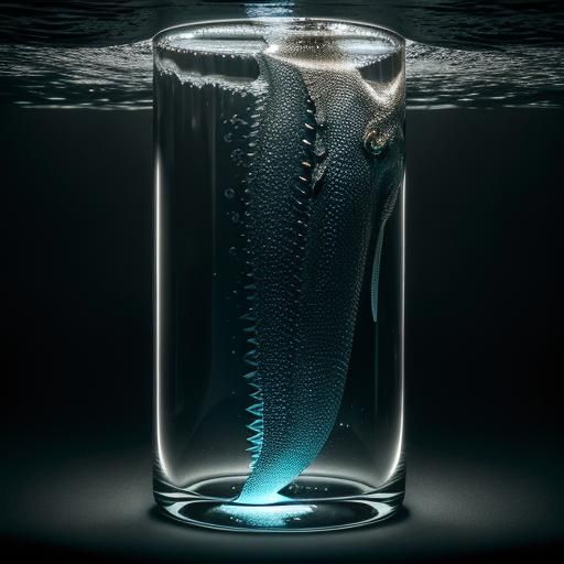 Hyperrealistic Sea Monster Emerges from Test Tube