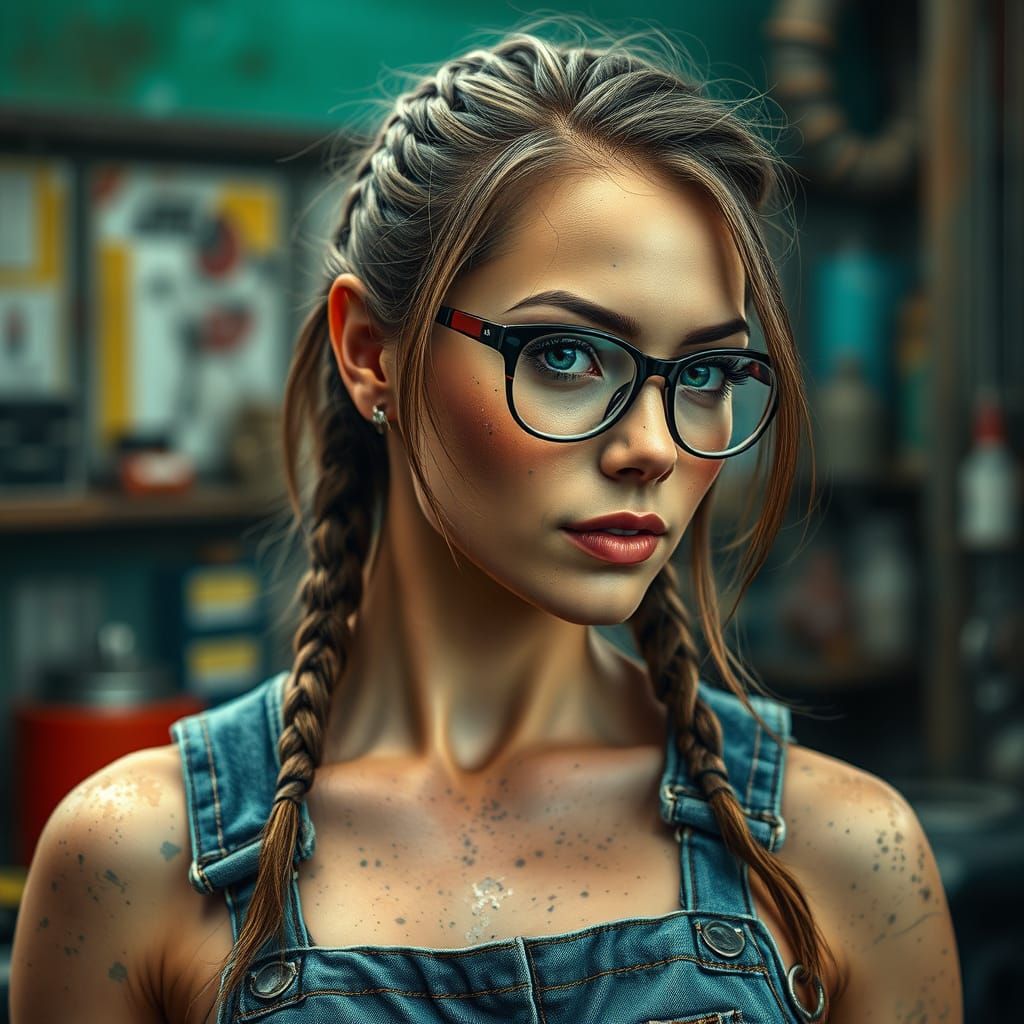 beautiful lady mechanical