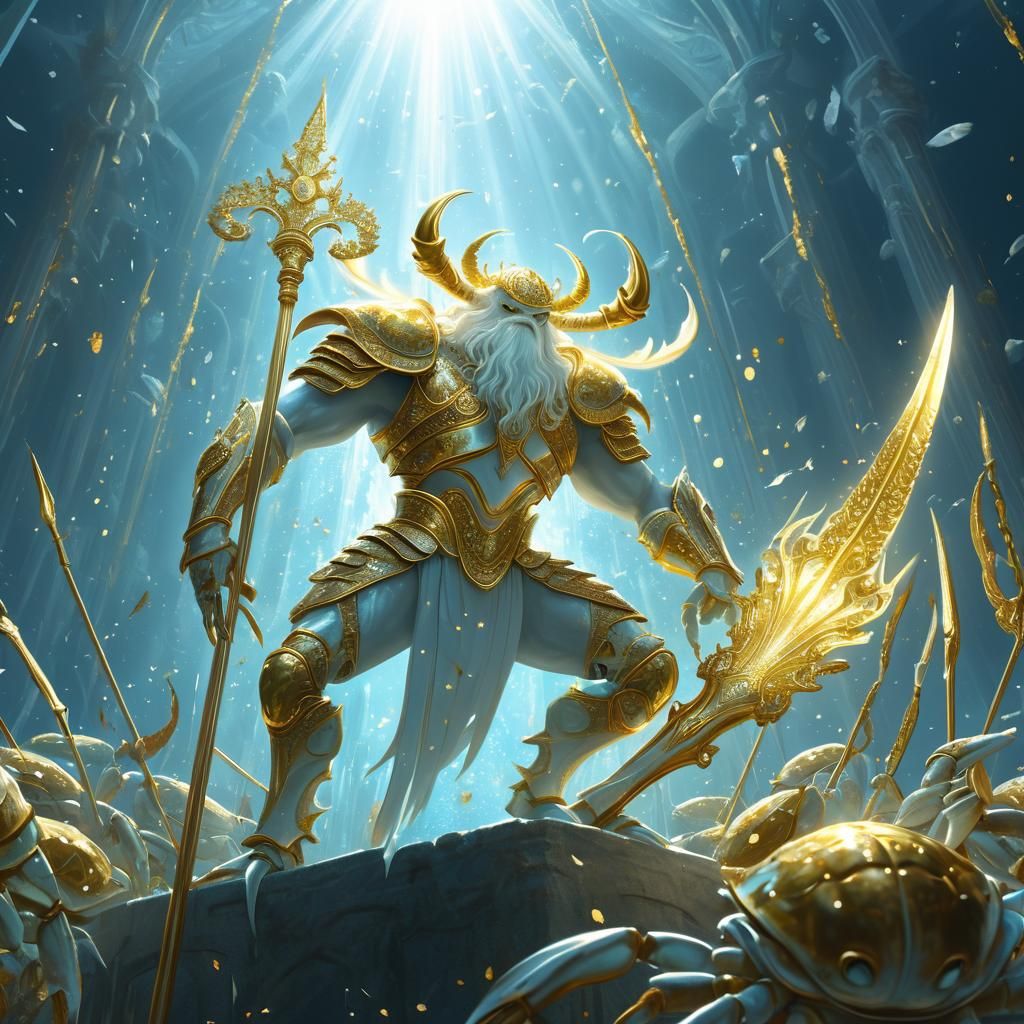 Baroque Crab God Cuts Down Horde in Radiance