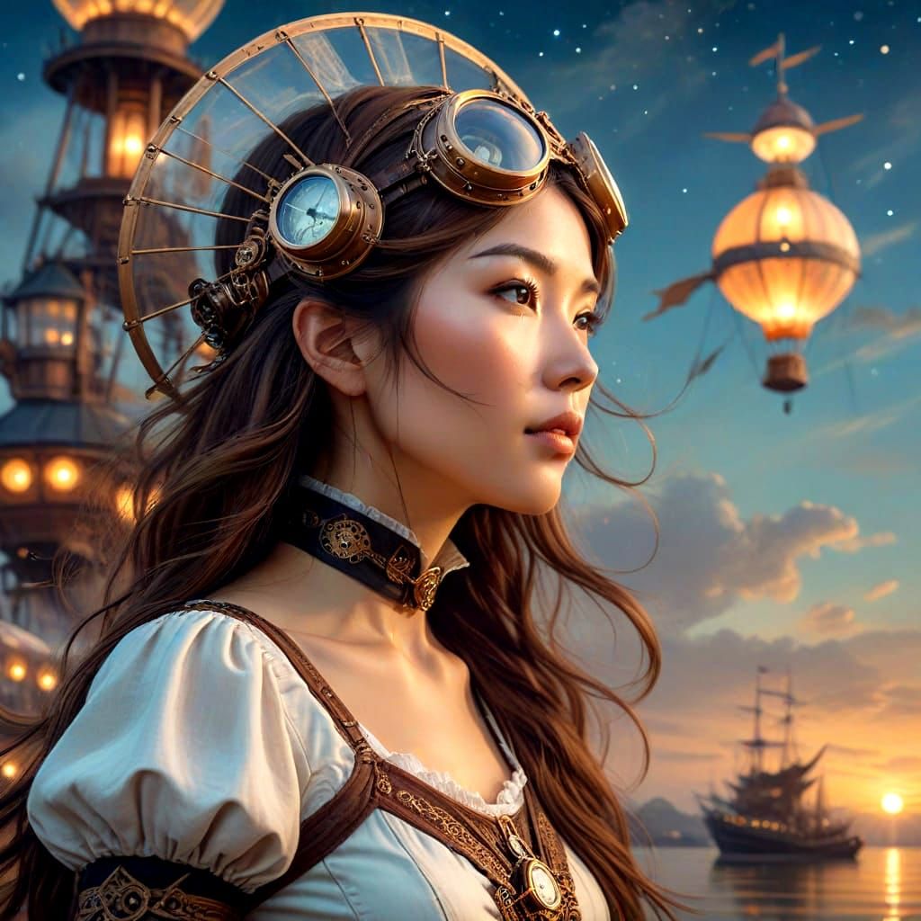 “Aethernaut of the Golden Dusk”